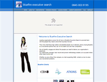 Tablet Screenshot of bluefireexecutivesearch.co.uk